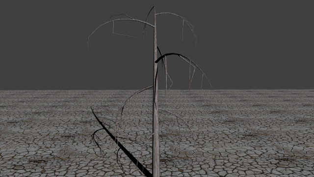 high poly dead tree 3D Модель .c4d .max .obj .3ds .fbx .stl .blend