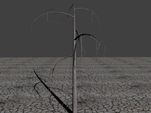 high poly dead tree 3Dモデル