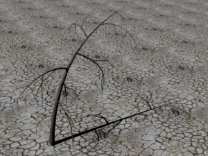 high poly dead tree 3D Модель