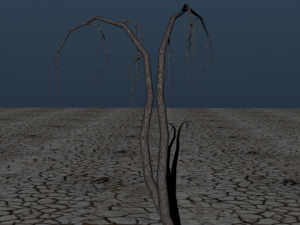 high poly dead tree 2 3Dモデル