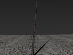 high poly dead tree 3 3Dモデル