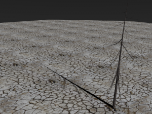 high poly dead tree 3 Modelo 3D