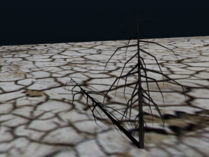 high poly dead tree 4 3Dモデル
