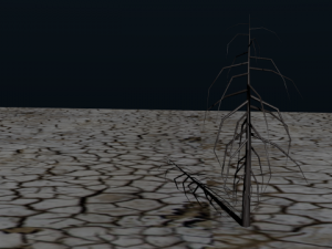 high poly dead tree 4 Model 3D