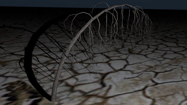 high poly dead tree 5 3D Model .c4d .max .obj .3ds .fbx .stl .blend 