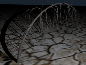 high poly dead tree 5 Modelo 3D