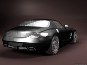2010 mercedesbenz sls amg 3D मॉडल