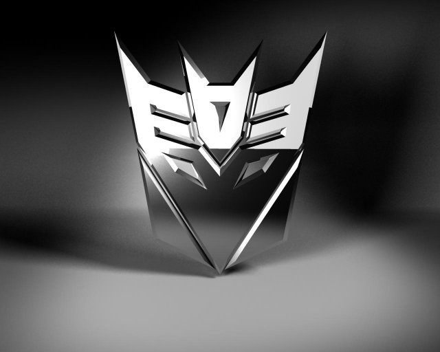 transformers deceptacons logo 3D Model .c4d .max .obj .3ds .fbx .stl .blend 