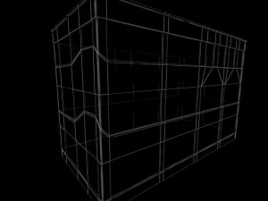 white building 3D Model