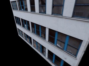 white building Model 3D