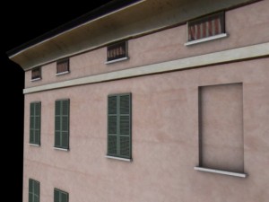 building mincio 1 low poly 3D Modell