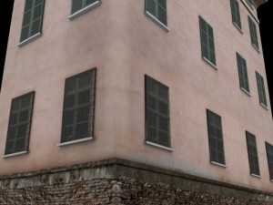 building mincio 1 low poly 3D Modell