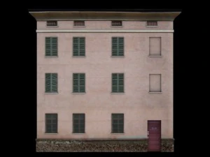 building mincio 1 low poly 3D Model