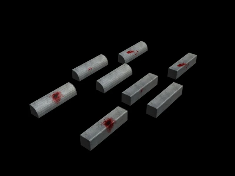 ensemble de bordures Modèle 3D .c4d .max .obj .3ds .fbx .stl .blend 