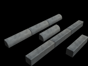 curb set 3D Model