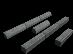 ensemble de bordures Modèle 3D