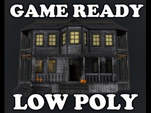 haunted halloween house 3D Модель