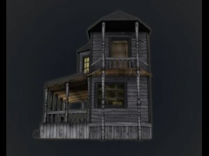 haunted halloween house 3D Model