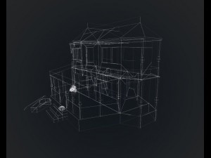 haunted halloween house Model 3D
