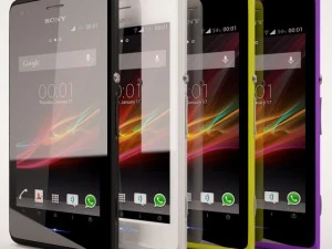 Sony Xperia M toutes les couleurs Modèle 3D