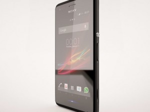 sony xperia m all colors 3D 모델