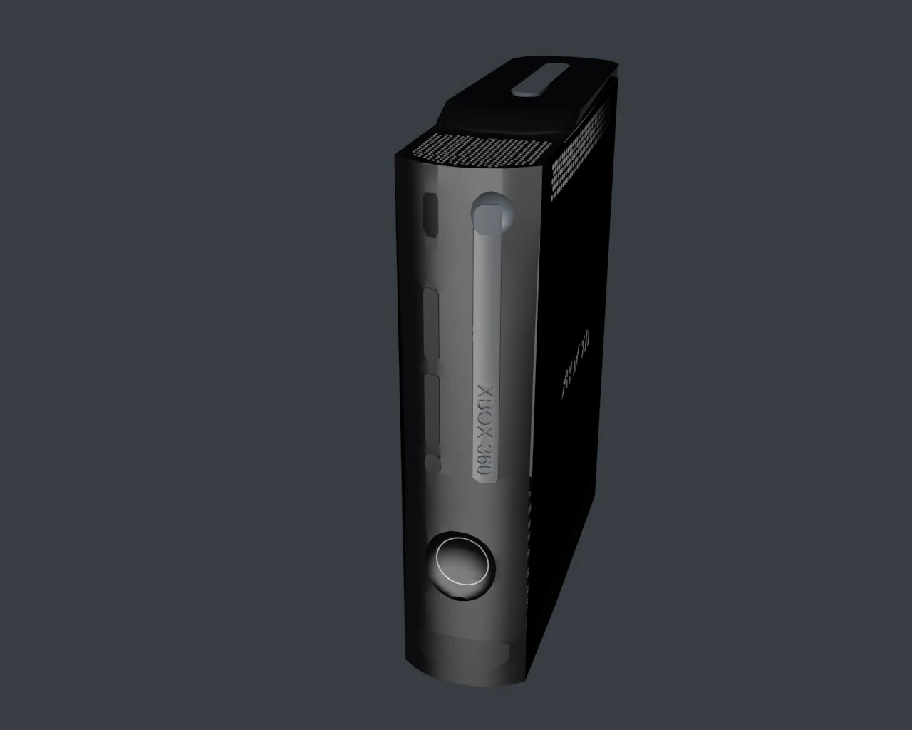 xbox 360  fat 3D Model .c4d .max .obj .3ds .fbx .stl .blend 