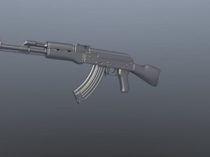 ak47 Modèle 3D