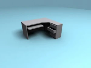 computer desk 3D Model