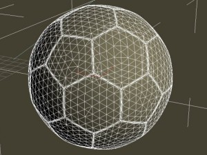 soccer ball on grass 3D Модель