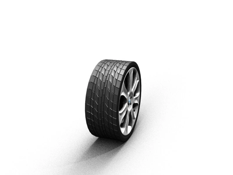 bmw x5 wheel tire 3D Model .c4d .max .obj .3ds .fbx .stl .blend