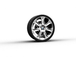 bmw x5 wheel tire 3D मॉडल