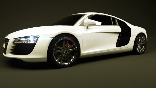 audi r8 Model 3D .c4d .max .obj .3ds .fbx .stl .blend 