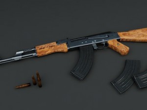 ak47 Modello 3D