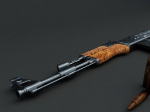 ak47 3D 모델
