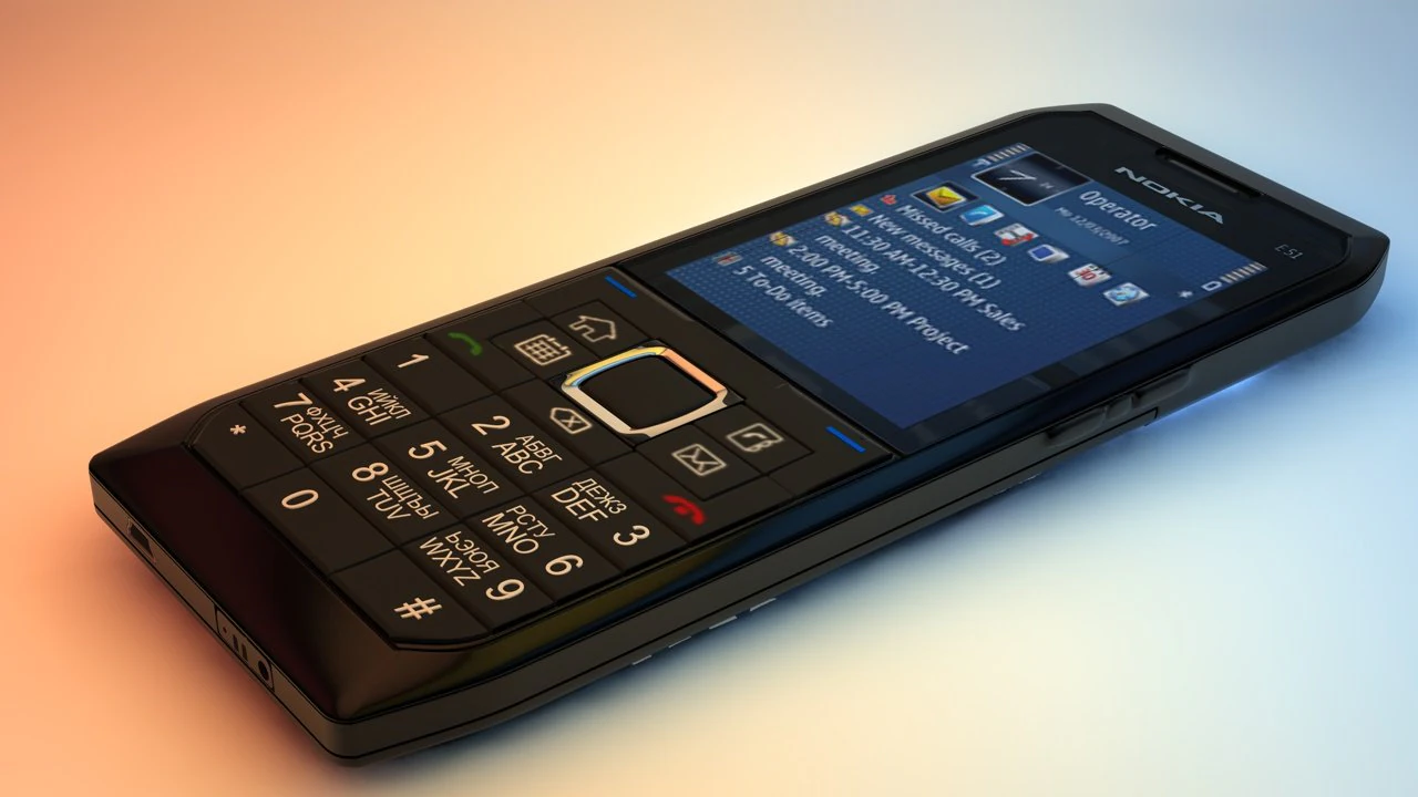 nokia e51 Modèle 3D .c4d .max .obj .3ds .fbx .stl .blend 