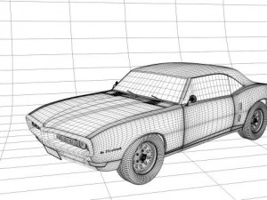 pontiac firebird 3D Model
