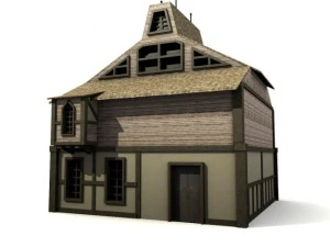 bangunan abad pertengahan paket 2 Model 3D