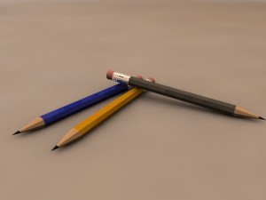 pencils Modèle 3D