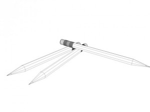 pencils Model 3D