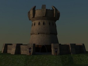 world of warcraft alliance guard tower 3Dモデル