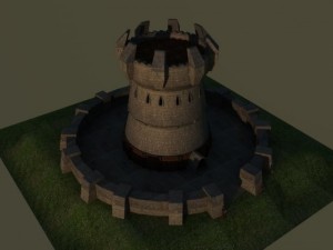 world of warcraft alliance guard tower 3D Модель