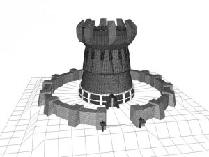 world of warcraft alliance guard tower 3D Модель