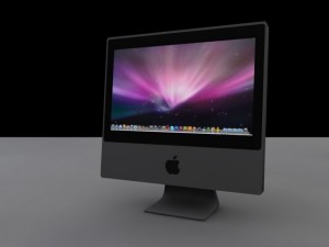 apple imac monitor Model 3D