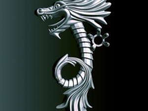 dragon basrelief for jewellery 3D 模型