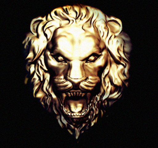 lion basrelief 3D Модель .c4d .max .obj .3ds .fbx .stl .blend 