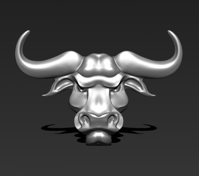 bas bull 3D Модель .c4d .max .obj .3ds .fbx .stl .blend 