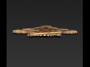 russian coat of arms and artillery troops Model 3D