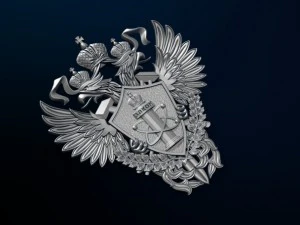 russian emblem rtn 3D Model