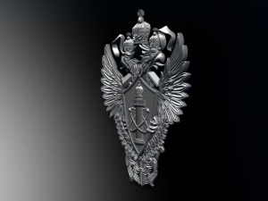 russian emblem rtn Model 3D