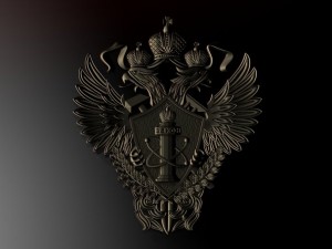 russian emblem rtn Model 3D
